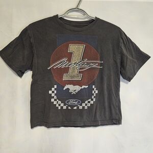Ford Mustang Graphic T-Shirt Cropped XSmall